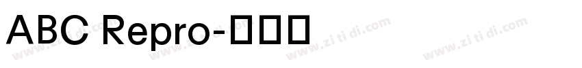 ABC Repro字体转换